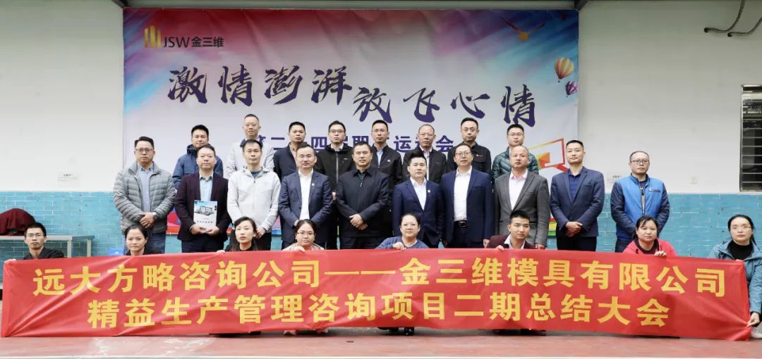 模塑行業(yè)優(yōu)秀企業(yè)——深圳金三維攜手遠大方略二期《精益管理》咨詢項目圓滿結束
